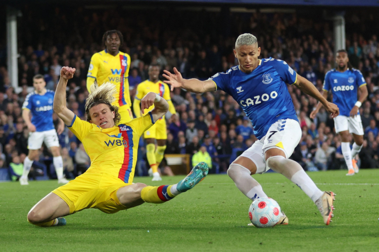 Richarlison marcou na vitória do Everton sobre o Crystal Palace por 3 a 2
