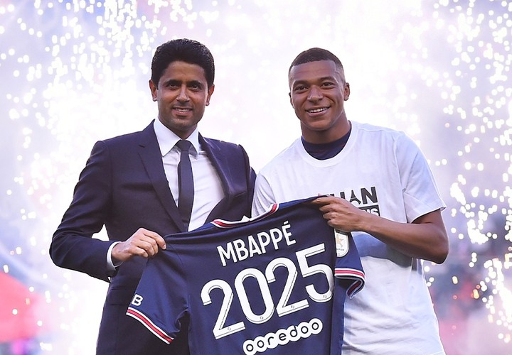 PSG renovando contrato com o Mbappé