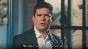 Sergio Moro falando em defesa à Lava Jato em vídeo publicado em suas redes sociais