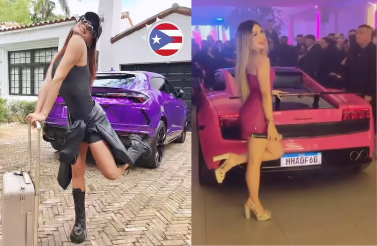 Montagem de Anitta e Melody com Lamborghini