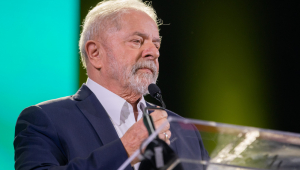 Lançamento da pré-candidatura do ex- presidente Luiz Inácio Lula da Silva (PT) ao Palácio do Planalto em evento organizado pelo movimento Vamos Juntos Pelo Brasil, no Expo Center Norte, em São Paulo, neste sábado, 7 de maio de 2022