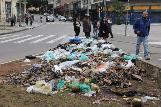 Lixo na cidade de São Paulo
