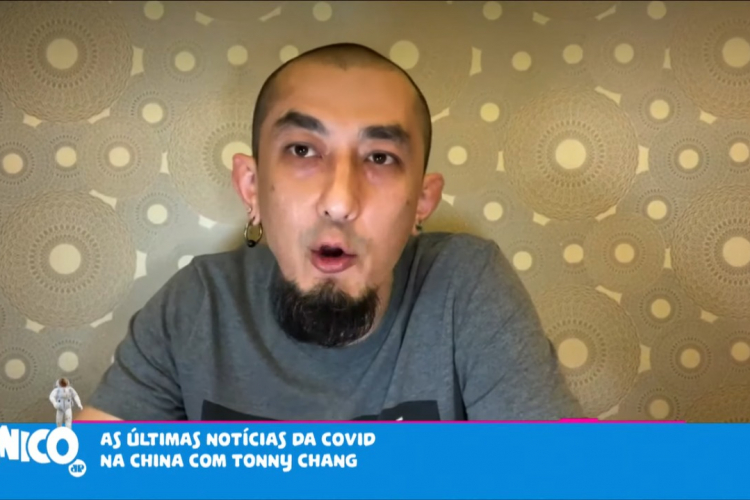 Tonny Chang em videochamada no Pânico