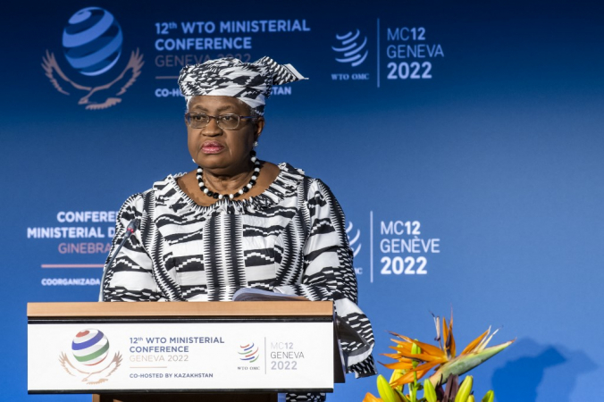 Ngozi Okonjo-Iweala discursa na abertura da 12ª Conferência Ministerial da OMC