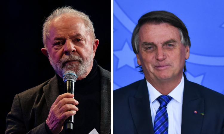 Montagem Bolsonaro x Lula