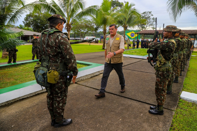 Ministro da Defesa, Paulo Sergio Nogueira de Oliveira, acompanhou as ações da Operação Ágata Norte 202