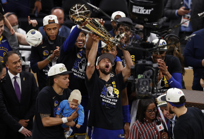 Stephen Curry foi campeão da NBA 2022 com o Golden State Warriors