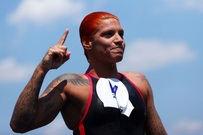 Ana Marcela Cunha conquista o penta mundial dos 25 km de águas abertas