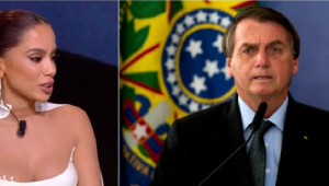 Anitta chama Bolsonaro de ‘Voldemort’ em TV francesa e critica presidente: ‘Não representa os brasileiros’