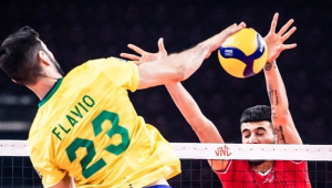 Brasil venceu o Irã na Liga das Nações de Vôlei