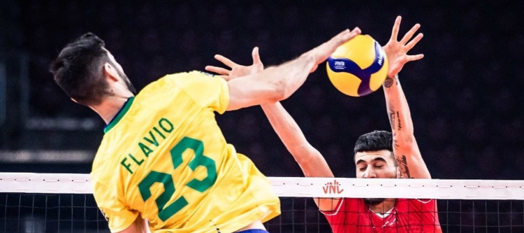 Brasil venceu o Irã na Liga das Nações de Vôlei