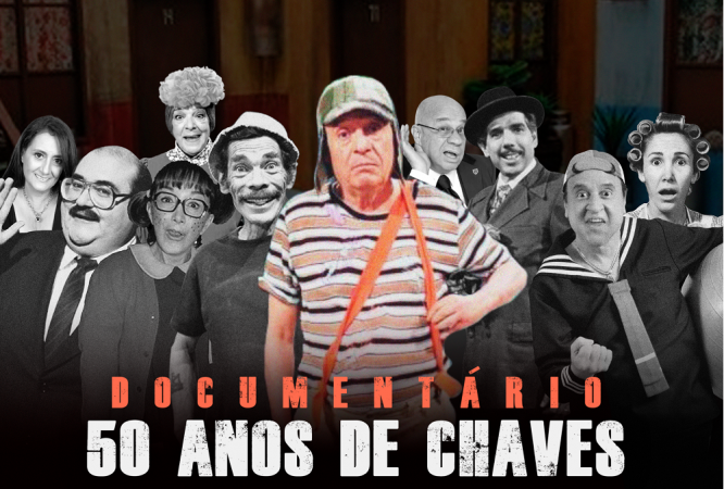 Cartaz do documentário 50 anos de Chaves