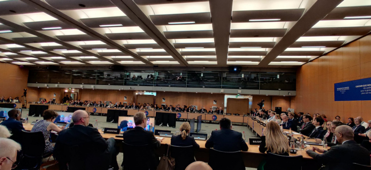 Reunião do Conselho Ministerial da OCDE, em Paris, que aprovou o plano de adesão do Brasil ao grupo