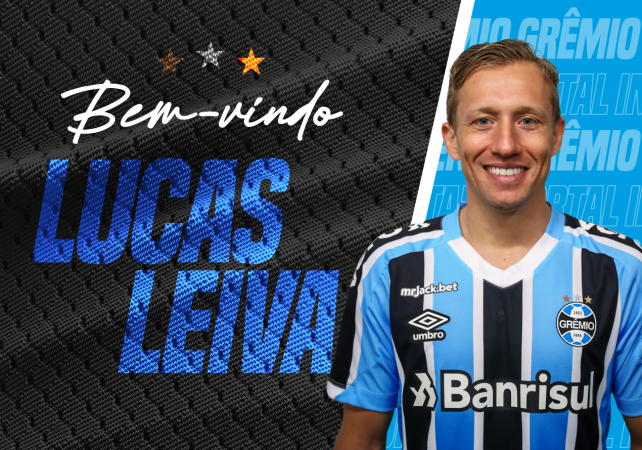 Lucas Leiva está de volta ao Grêmio