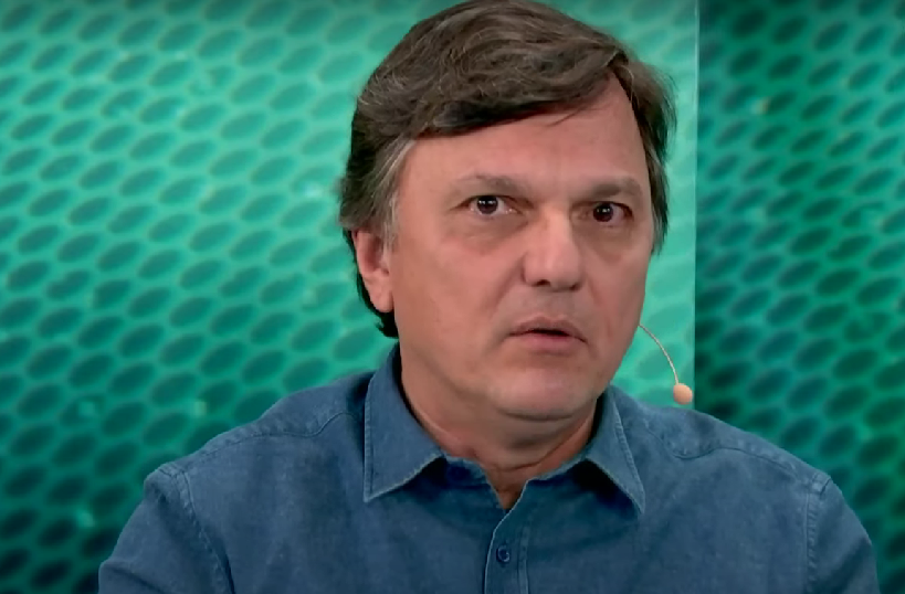 Mauro Cezar Pereira participando do programa 'Bate-Pronto', do Grupo Jovem Pan