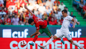 A seleção portuguesa venceu a República Tcheca por 2 a 0 na Liga das Nações