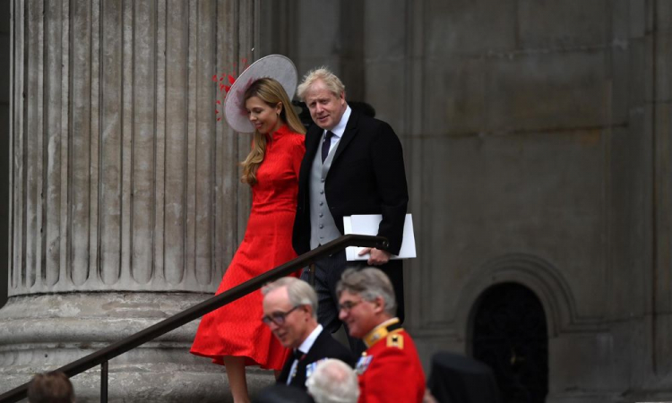 segundo dia jubileu de platina boris boris johnson