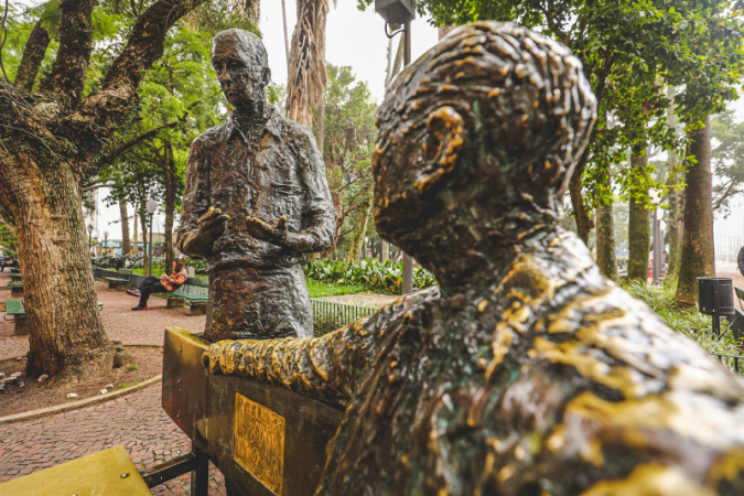 Carlos Drummond de Andrade e Mario Quintana