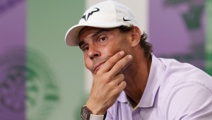 Rafael Nadal precisou abandonar Wimbledon por conta de uma lesão