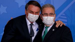 Jair Bolsonaro e Marcelo Queiroga