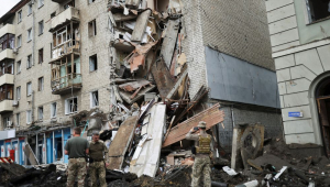 bombardeio ucraniano em Kherson