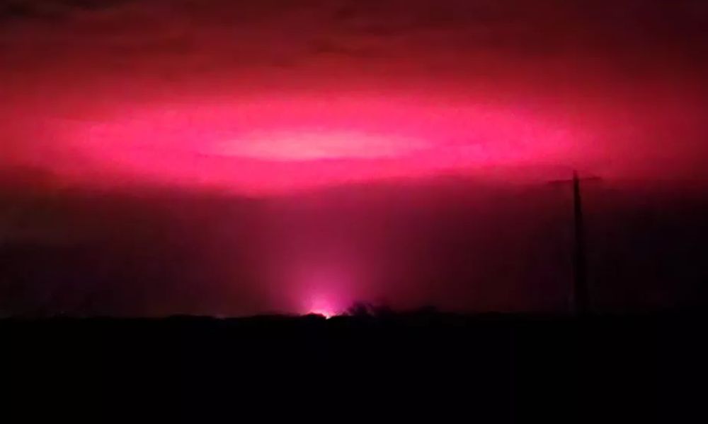 Australia’s skies are getting a pinkish glow and generating curiosity among the residents