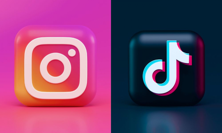 instagram e tiktok