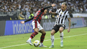 Atlético-MG e Flamengo se enfrentando no Mineirão, pelas oitavas da Copa do Brasil