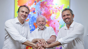 Camilo Santana, Lula e Elmano