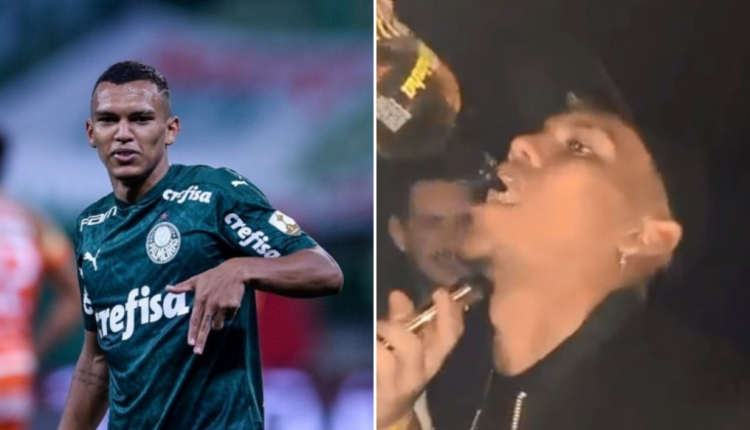 Gabriel Verón foi flagrado bebendo às vésperas de Palmeiras x São Paulo