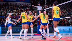 Brasil venceu a Sérvia na semifinal da Liga das Nações de Vôlei