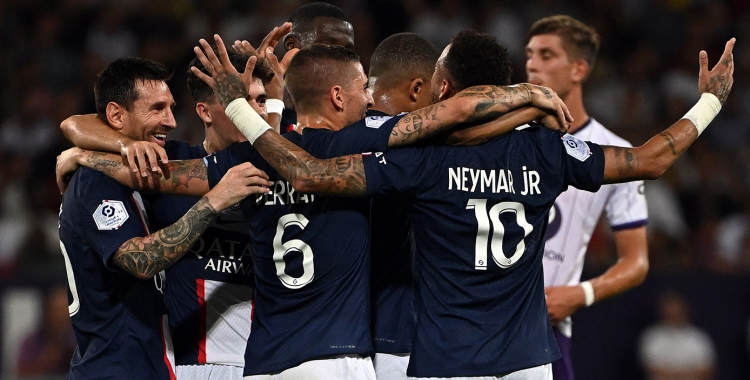 PSG venceu o Toulouse por 3 a 0