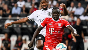 Sadio Mané marcou em sua estreia no Bayern de Munique, diante do Eintracht Frankfurt, pelo Alemão