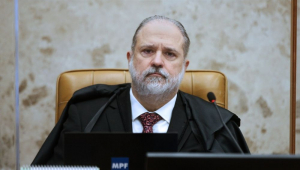 Procurador-Geral da República, Augusto Aras, participa da sessão de encerramento do semestre judiciário