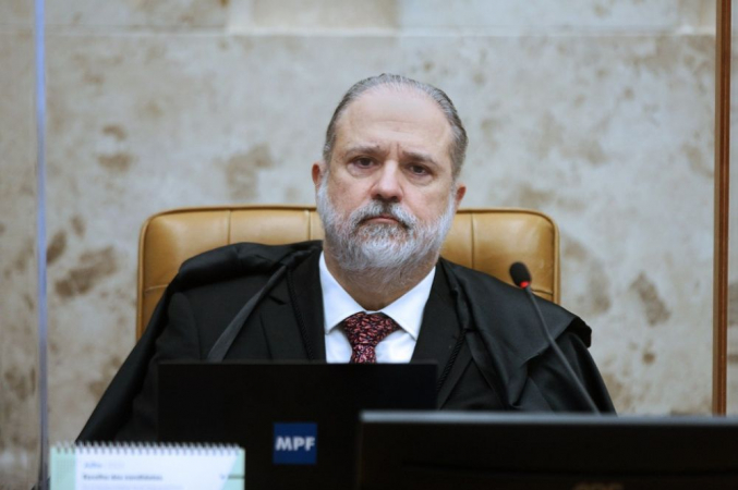 Procurador-Geral da República, Augusto Aras, participa da sessão de encerramento do semestre judiciário