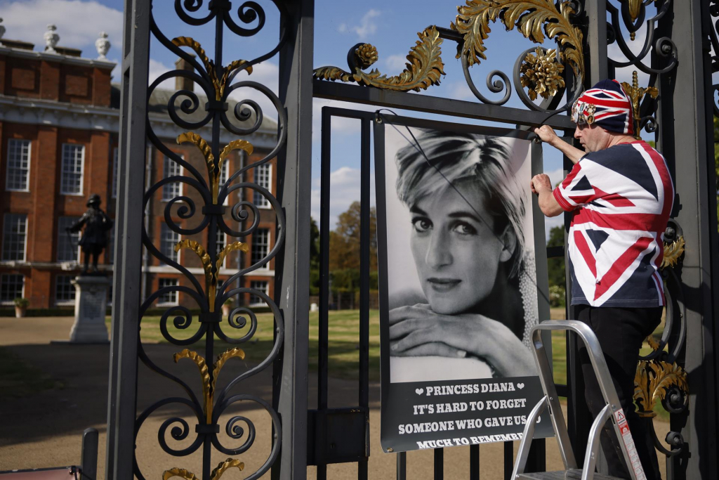 Homenagem à princesa Diana nos 25 anos de sua morte