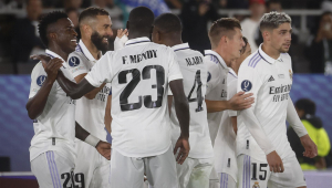 Real Madrid ganhou a Supercopa da Europa 2022 diante do Eintracht Frankfurt