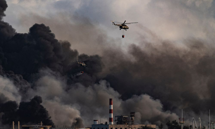 incêndio em cuba