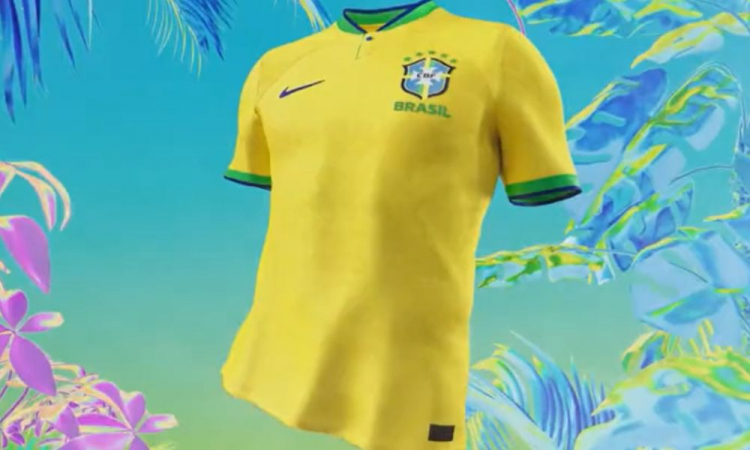 CBF divulga camiseta oficial da seleção brasileira para Copa do Mundo