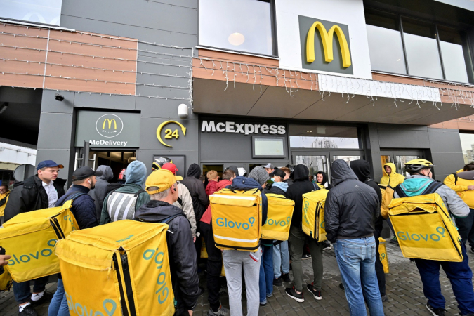 Lojas do McDonald's na Ucrânia