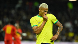 Richarliso marcou duas vezes na vitória da seleção brasileira diante de Gana, em amistoso preparatório para a Copa do Mundo