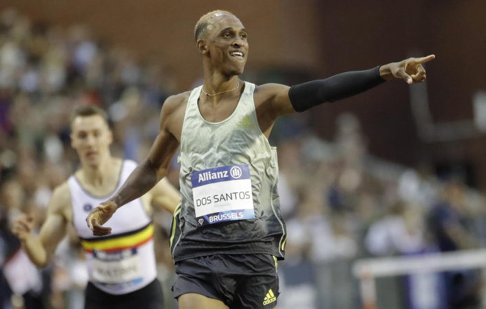 Alison dos Santos venceu os 400 m com carreiras na etapa da Bélgica da Diamond League