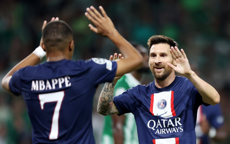 Neymar, Mbappé e Messi marcaram na vitória do PSG