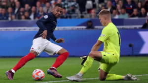 Mbappé marcou na vitória da França sobre a Áustria, pela Liga das Nações