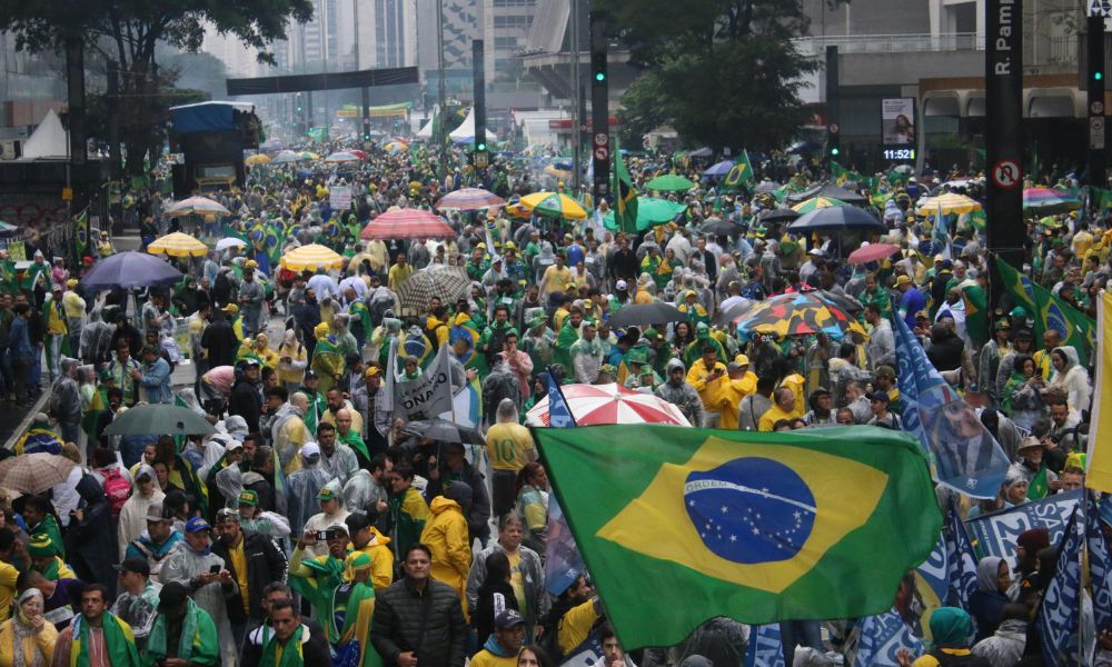 Manifestação em SP a favor do Bolsonaro