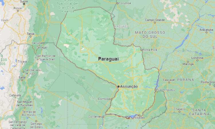 Paraguai no mapa