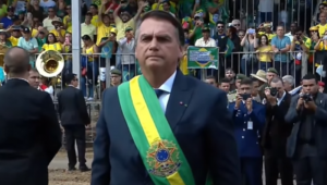 Presidente Jair Bolsonaro no 7 de setembro em Brasília