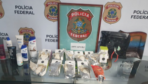 PF prende homem carregando drogas no Galeão