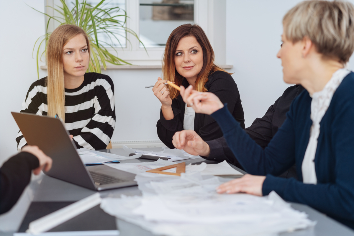 Mulheres no ambiente corporativo 