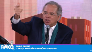 Ministro Paulo Guedes dá entrevista presencial ao Pânico